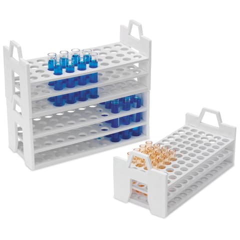 40-Place Snap-N-Rack Autoclavable PP Tube Rack for 25mm Tubes