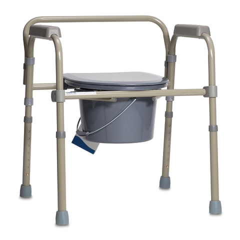 Dynarex Folding Bedside Commode Hopkins Medical Products