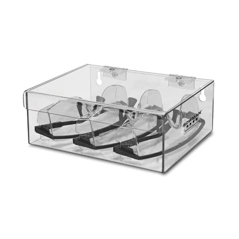 Bowman PETG Bulk Safety Glass Holder with Lid - Marketlab
