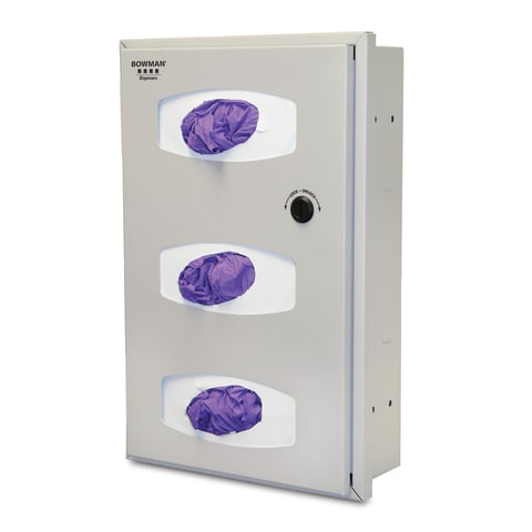 Glove Box Holder Triple Box Stainless Steel - USA Medical And Surgical Supplies