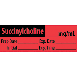 Muscle Relaxant Medication Label Tape - Marketlab