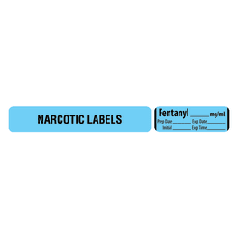Narcotics Medication Pre-Cut Labels - Marketlab