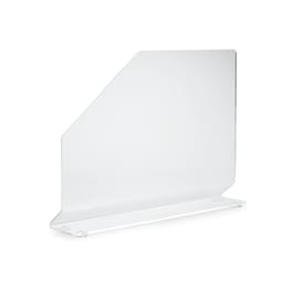 Polycarbonate Splash Guards, Suction-Cup Base - Marketlab