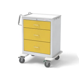 Heavy-Duty Steel Isolation Carts with Key Lock - Marketlab