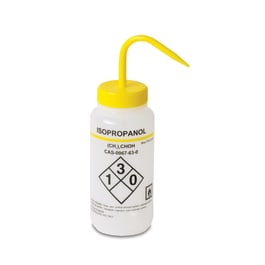 Isopropanol Vented RTK GHS Wash Bottle - Marketlab