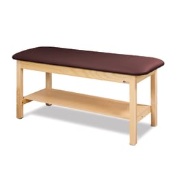 Flat Top Wooden Treatment Exam Table H-Brace | Marketlab