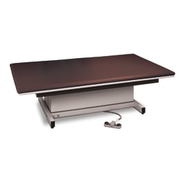 Hi-Lo Power Platform Mat Table with Upholstered Top - Marketlab