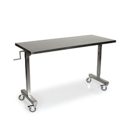 Height Adjustable Stainless Steel Table - Marketlab