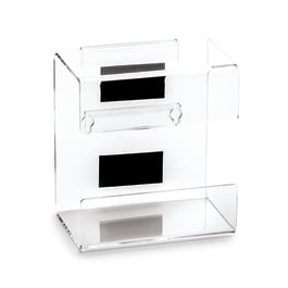 Kimwipe Dispenser, Large – Clear Acrylic Holder For Lab Wipes, Mounts On Wall Or Shelf