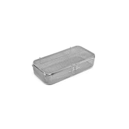 Wire Instrument Basket with Hinged Lid - Marketlab