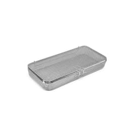 Wire Instrument Basket with Hinged Lid - Marketlab