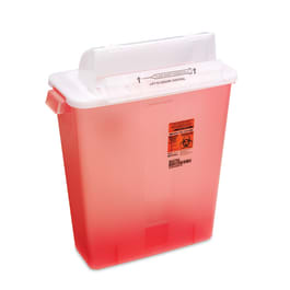5qt & 12qt Sharps Containers with Counterbalanced Lid - Marketlab