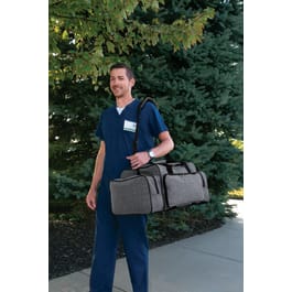 Hopkins Antimicrobial EZ-Open Shoulder Bag • 22