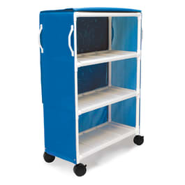 Standard 3-Shelf PVC Linen Cart - Marketlab