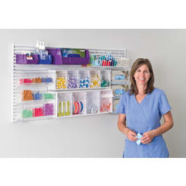 Poltex Phlebotomy Supply Organizer Station Includes: Wall Mount