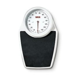 MEASURETEK Physician Scale: Mechanical, 200kg/450 lb, kg/lb, 10 3/4 in  Weighing Surface Wd