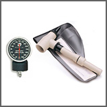 Hopkins otoscope and sphygmomanometer